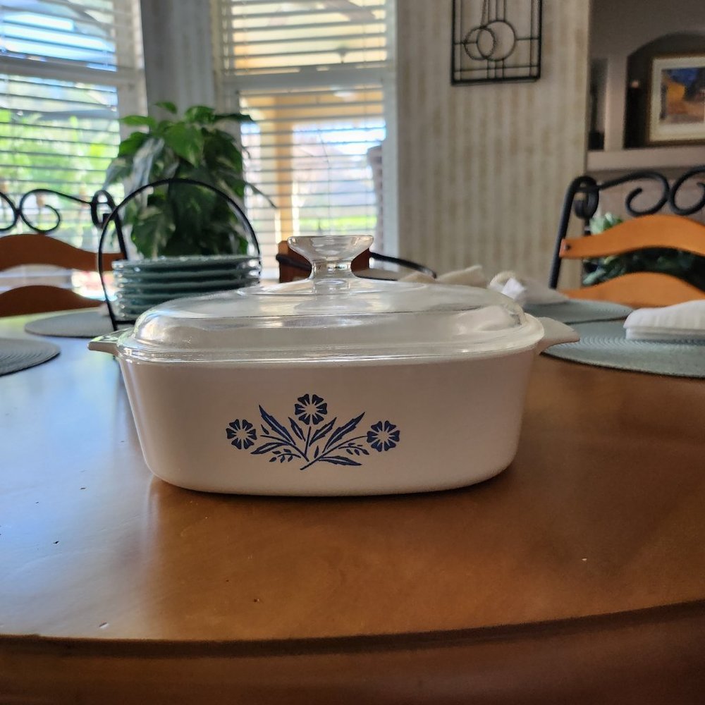 Corningware Blue Cornflower Small Casserole Dish